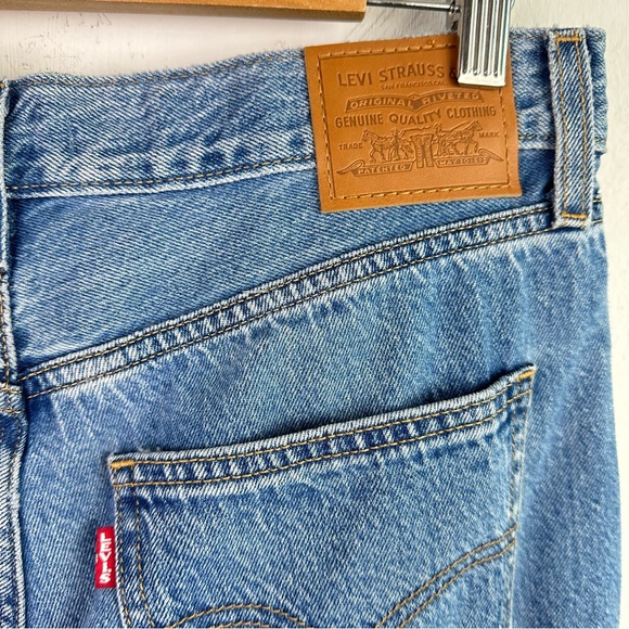 Levi's Loose Straight High Rise Denim Jeans Size 28 - Picture 10 of 12